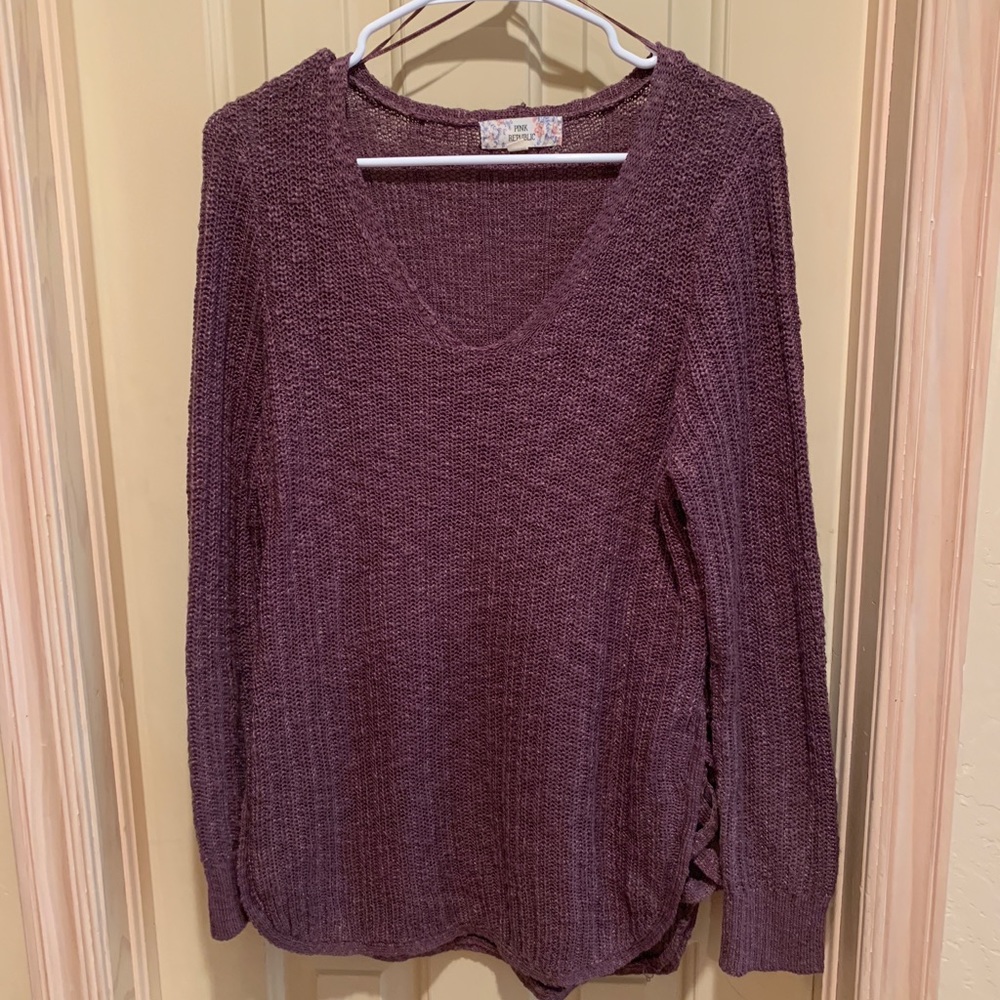 Purple sweater
